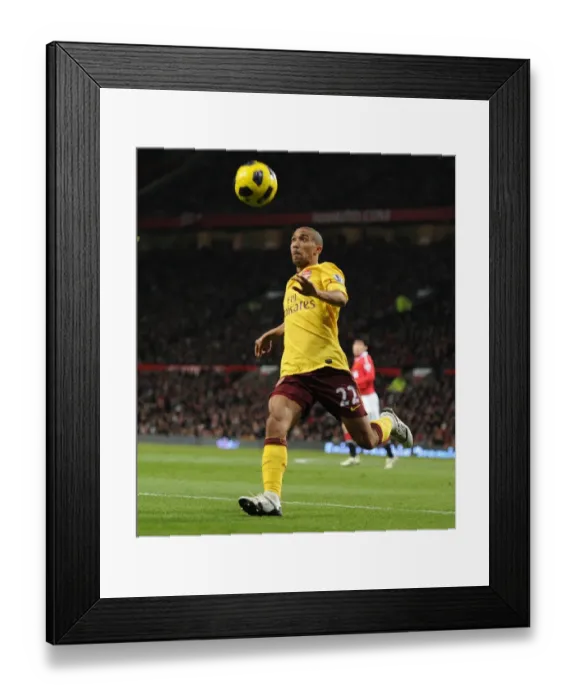 Framed Print : Gael Clichy (Arsenal). Manchester United 1: 0 Arsenal, Barclays Premier League