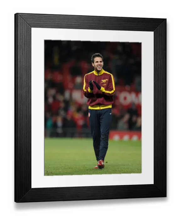 Framed Print : Cesc Fabregas vs Manchester United: Arsenal's Defeat at Old Trafford (BPL 13 / 12 / 10)
