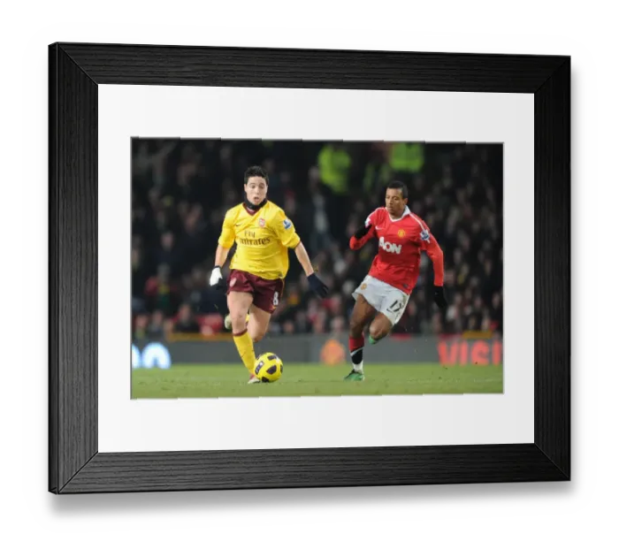 Framed Print : Samir Nasri (Arsenal) Nani (Man United). Manchester United 1: 0 Arsenal Framed Print : Samir Nasri (Arsenal) Nani (Man United). Manchester United 1: 0 Arsenal