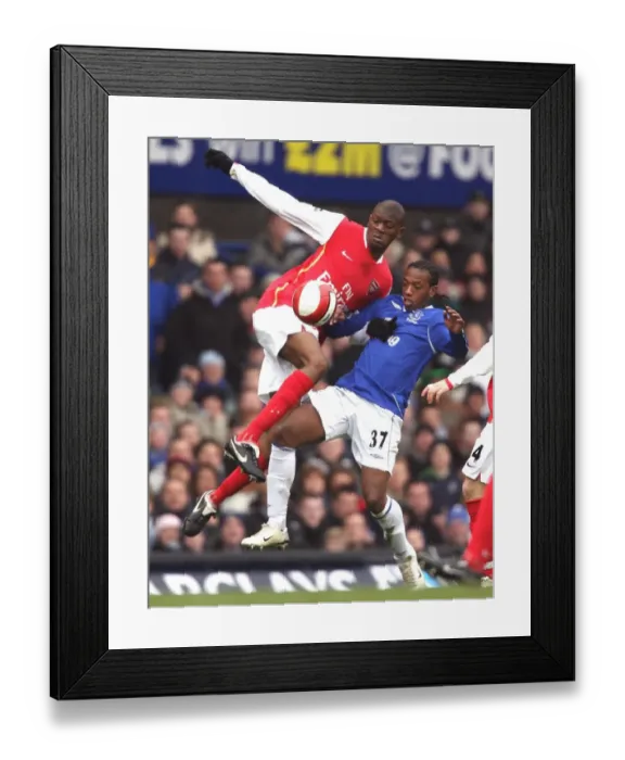 Framed Print : Arsenal's Triumph at Goodison Park: Barclays Premiership, 18 March 2007