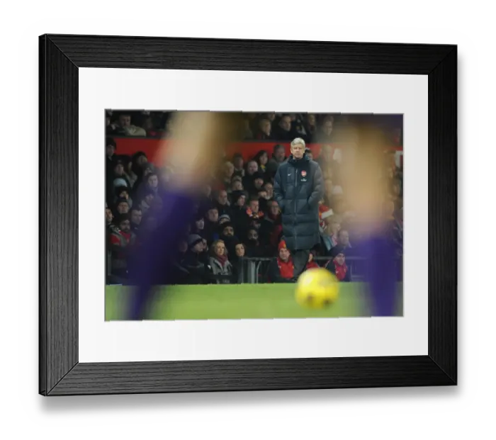Framed Print : Arsene Wenger at Old Trafford: Manchester United's 1-0 Victory Over Arsenal (2010) Framed Print : Arsene Wenger at Old Trafford: Manchester United's 1-0 Victory Over Arsenal (2010)