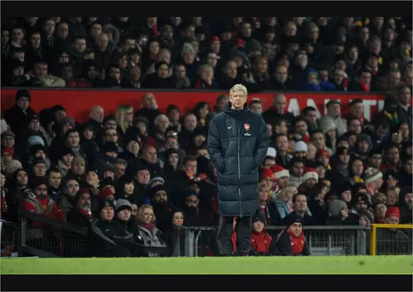 Arsene Wenger the Arsenal Manager. Manchester United 1: 0 Arsenal. Barclays Premier League