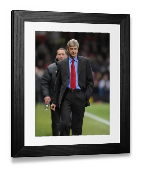 Framed Print : Arsene Wenger at Old Trafford: Manchester United's 1-0 Victory over Arsenal, Premier League 2010-11 Framed Print : Arsene Wenger at Old Trafford: Manchester United's 1-0 Victory over Arsenal, Premier League 2010-11