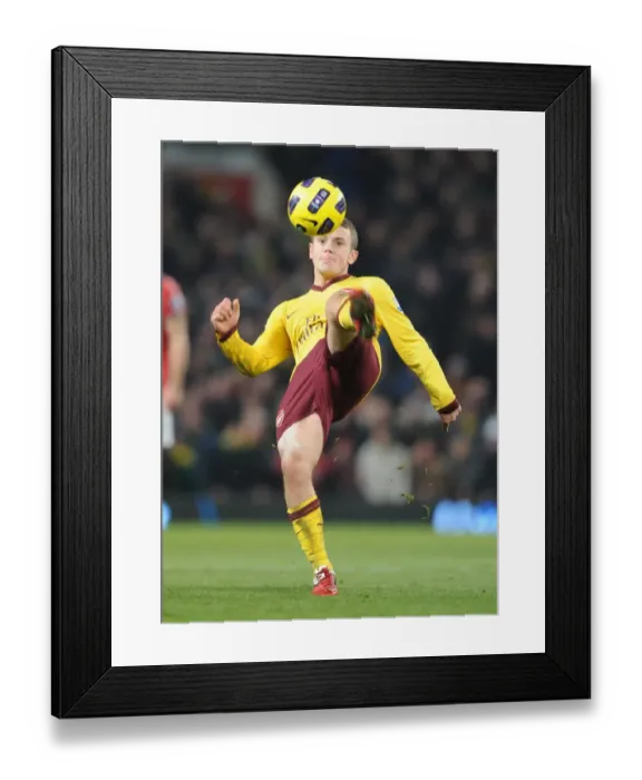 Framed Print : Jack Wilshere (Arsenal). Manchester United 1: 0 Arsenal, Barclays Premier League Framed Print : Jack Wilshere (Arsenal). Manchester United 1: 0 Arsenal, Barclays Premier League