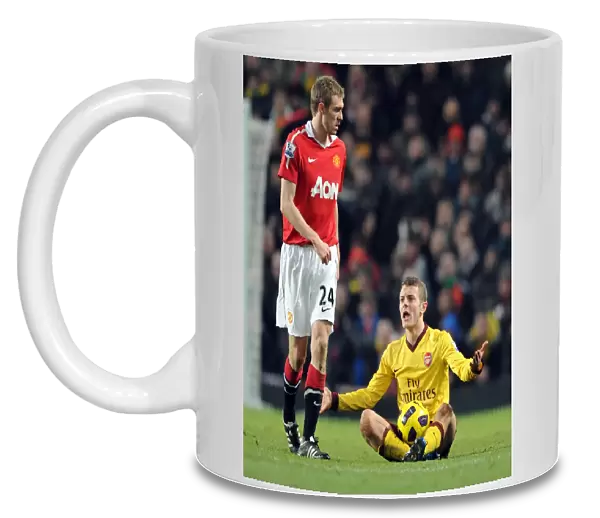 Jack Wilshere (Arsenal) Darren Fletcher (Man Utd). Manchester United 1: 0 Arsenal