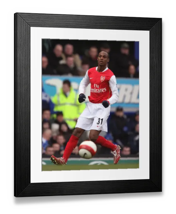 Framed Print : Justin Hoyte vs Everton: 1-0 Arsenal, Barclays Premiership, Goodison Park, 2007 Framed Print : Justin Hoyte vs Everton: 1-0 Arsenal, Barclays Premiership, Goodison Park, 2007