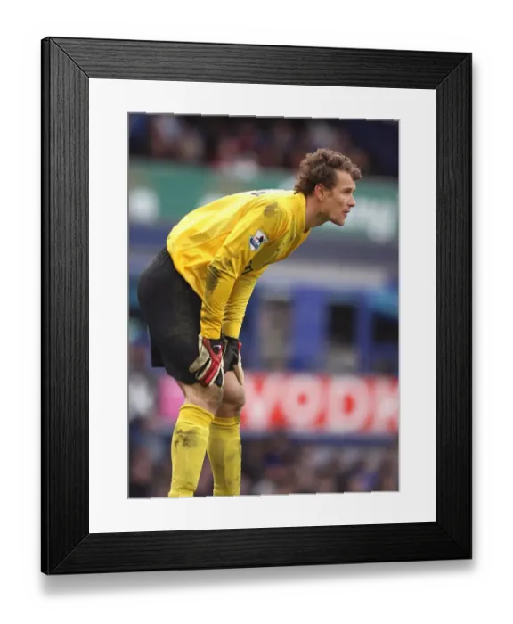 Framed Print : Jens Lehmann: Unyielding Guardian in Arsenal's 1:0 Victory over Everton, 2007 Framed Print : Jens Lehmann: Unyielding Guardian in Arsenal's 1:0 Victory over Everton, 2007