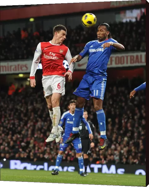 Laurent Koscielny (Arsenal) Didier Drogba (Chelsea). Arsenal 3: 1 Chelsea