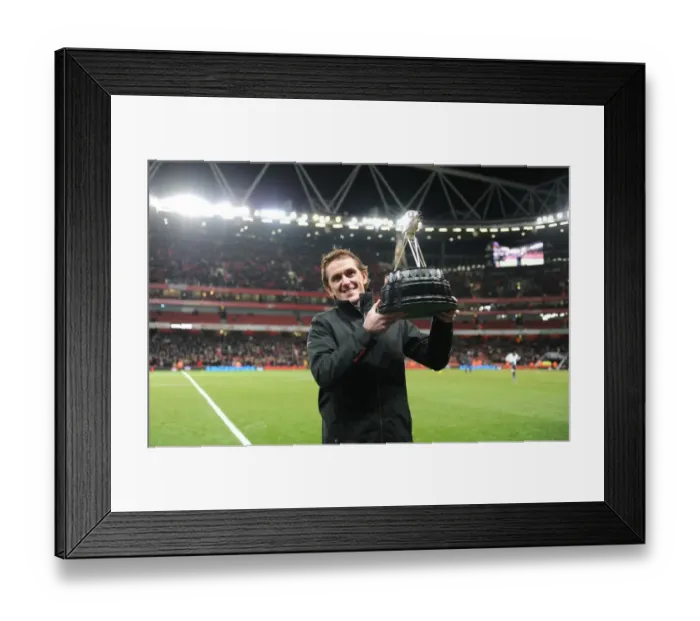 Framed Print : Jocky Tony (AP) McCoy shows off his BBC Sports Personality of the Year Award