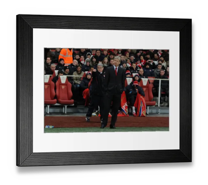 Framed Print : Arsenal Wenger the Arsenal Manager and his Assistant Pat Rice. Arsenal 3: 1 Chelsea Framed Print : Arsenal Wenger the Arsenal Manager and his Assistant Pat Rice. Arsenal 3: 1 Chelsea