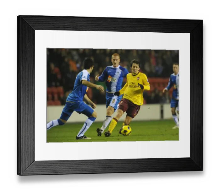 Framed Print : Tomas Rosicky (Arsenal) Antonlin Alcaraz and Ben Watson (Wigan). Wigan Athletic 2 Framed Print : Tomas Rosicky (Arsenal) Antonlin Alcaraz and Ben Watson (Wigan). Wigan Athletic 2