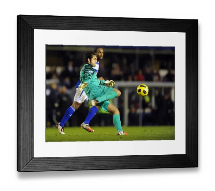 Framed Print : Lucasz Fabianski (Arsenal). Birmingham City 0: 3 Arsenal, Barclays Premier League Framed Print : Lucasz Fabianski (Arsenal). Birmingham City 0: 3 Arsenal, Barclays Premier League