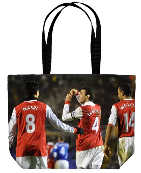 Cesc Fabregas (Arsenal) celebrates the 3rd Arsenal goal. Birmingham City 0: 3 Arsenal