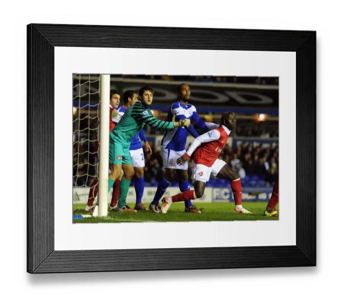 Framed Print : Bacary Sagna and Lucasz Fabianski (Arsenal) Cameron Jerome (Birmingham)
