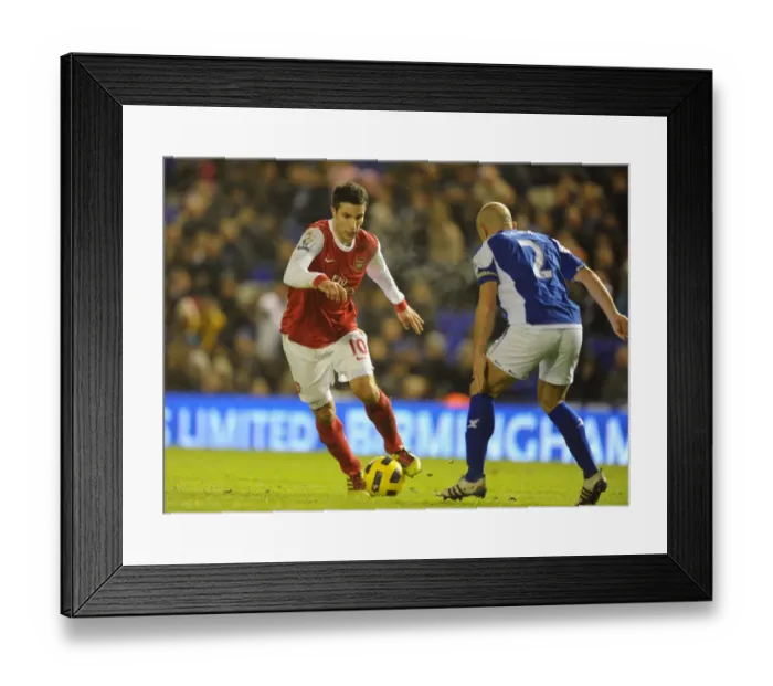 Framed Print : Robin van Persie (Arsenal) Stephen Carr (Birmingham). Birmingham City 0: 3 Arsenal Framed Print : Robin van Persie (Arsenal) Stephen Carr (Birmingham). Birmingham City 0: 3 Arsenal