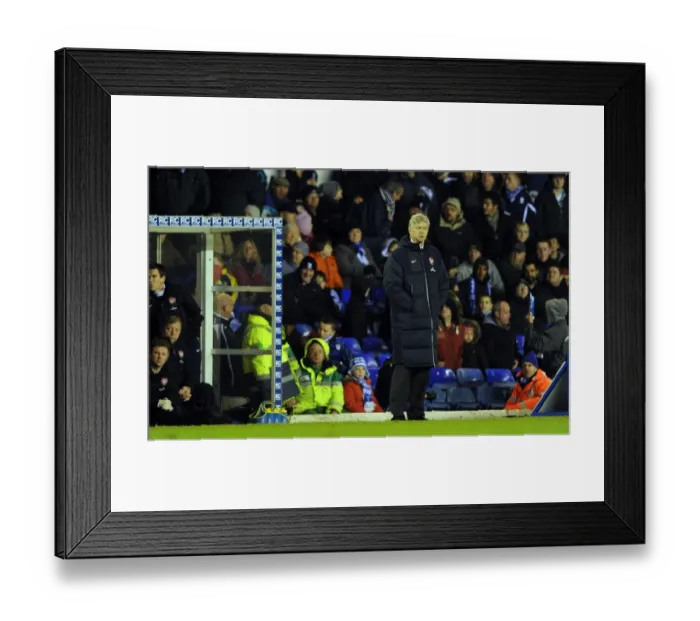 Framed Print : Arsenal manager Arsene Wenger. Birmingham City 0: 3 Arsenal, Barclays Premier League Framed Print : Arsenal manager Arsene Wenger. Birmingham City 0: 3 Arsenal, Barclays Premier League