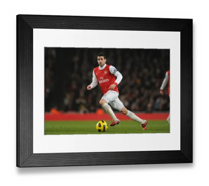 Framed Print : Cesc Fabregas: Stalemate at Emirates as Arsenal and Manchester City Draw, Premier League 2011