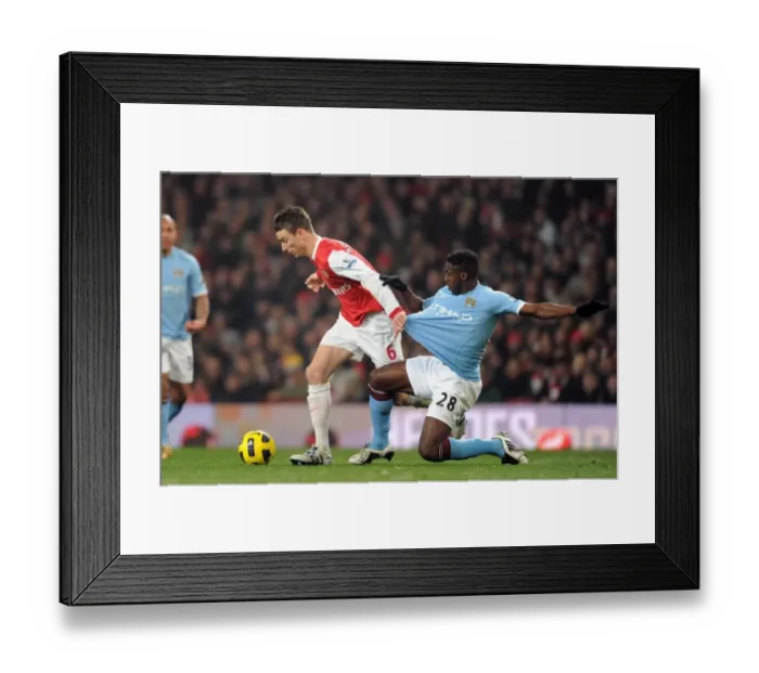 Framed Print : Clash of Titans: Koscielny vs. Toure, Arsenal vs. Manchester City, 2011 Premier League Rivalry Framed Print : Clash of Titans: Koscielny vs. Toure, Arsenal vs. Manchester City, 2011 Premier League Rivalry