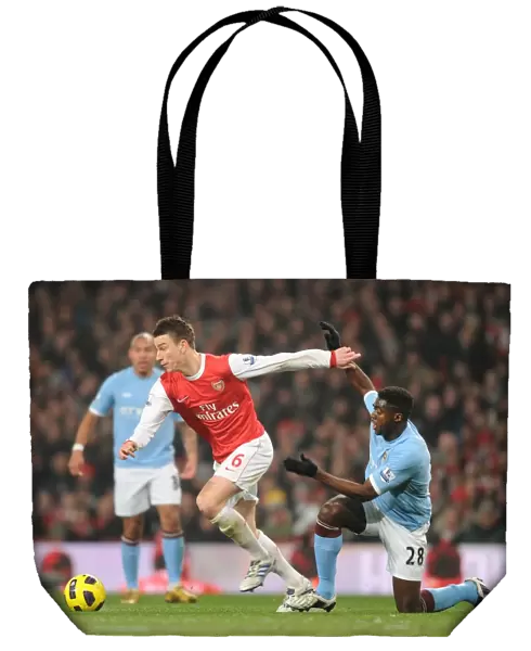 Laurent Koscielny (Arsenal) Kolo Toure (Man City). Arsenal 0: 0 Manchester City
