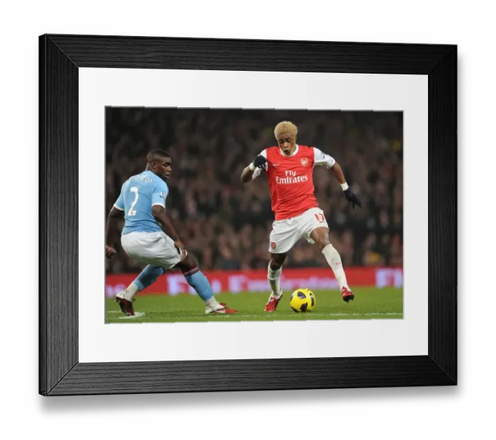 Framed Print : Alex Song (Arsenal) Micah Richards (Man City). Arsenal 0: 0 Manchester City Framed Print : Alex Song (Arsenal) Micah Richards (Man City). Arsenal 0: 0 Manchester City