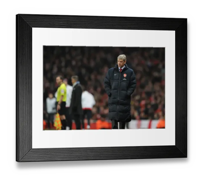 Framed Print : Arsene Wenger at the Arsenal vs Manchester City Stalemate, Barclays Premier League, Emirates Stadium, 2011 Framed Print : Arsene Wenger at the Arsenal vs Manchester City Stalemate, Barclays Premier League, Emirates Stadium, 2011