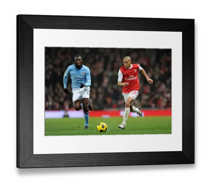 Framed Print : Clash of Titans: Gael Clichy vs Yaya Toure - Scoreless Battle in Arsenal vs Manchester City, Barclays Premier League, Emirates Stadium (2011) Framed Print : Clash of Titans: Gael Clichy vs Yaya Toure - Scoreless Battle in Arsenal vs Manchester City, Barclays Premier League, Emirates Stadium (2011)