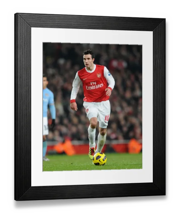 Framed Print : Determined Van Persie: Arsenal's Standoff Against Manchester City, 0-0 Stalemate, Barclays Premier League, May 1, 2011 Framed Print : Determined Van Persie: Arsenal's Standoff Against Manchester City, 0-0 Stalemate, Barclays Premier League, May 1, 2011