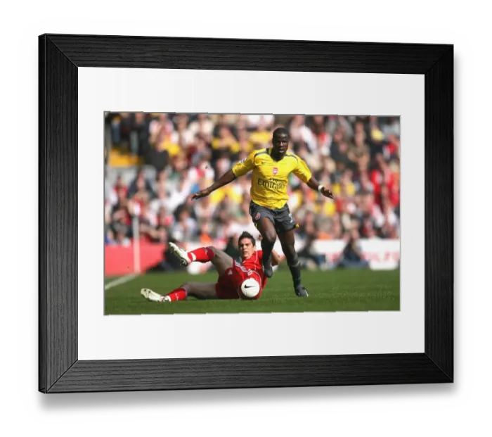 Framed Print : Clash of Stars: Eboue vs. Gonzalez - Liverpool's Glorious 4-1 Victory over Arsenal at Anfield, 2007 Framed Print : Clash of Stars: Eboue vs. Gonzalez - Liverpool's Glorious 4-1 Victory over Arsenal at Anfield, 2007