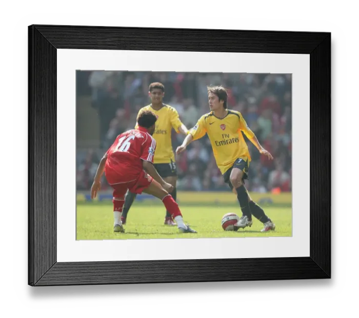 Framed Print : Tomas Rosicky (Arsenal) Jermaine Pennant (Liverpool) Framed Print : Tomas Rosicky (Arsenal) Jermaine Pennant (Liverpool)