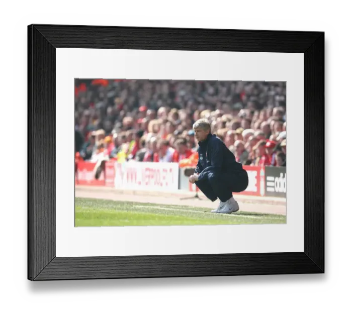 Framed Print : Arsene Wenger (Arsenal manager)