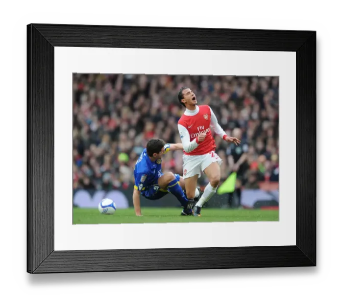 Framed Print : Chamakh vs. Bruce: FA Cup 2011 - 1-1 Stalemate at Arsenal's Emirates Stadium Framed Print : Chamakh vs. Bruce: FA Cup 2011 - 1-1 Stalemate at Arsenal's Emirates Stadium