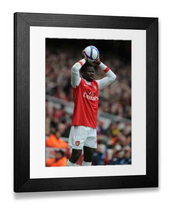 Framed Print : Emmanuel Eboue (Arsenal). Arsenal 1: 1 Leeds United, FA Cup 3rd Round, Emirates Stadium Framed Print : Emmanuel Eboue (Arsenal). Arsenal 1: 1 Leeds United, FA Cup 3rd Round, Emirates Stadium