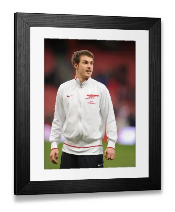 Framed Print : Arsenal's Aaron Ramsey Shines in FA Cup Clash Against Leeds United at Emirates Stadium Framed Print : Arsenal's Aaron Ramsey Shines in FA Cup Clash Against Leeds United at Emirates Stadium