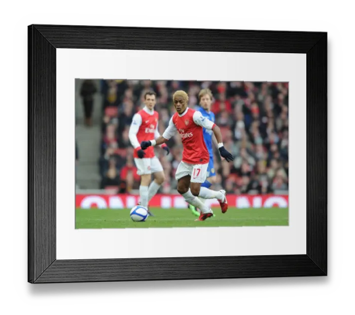 Framed Print : Alex Song in Action for Arsenal against Leeds United in FA Cup 3rd Round at Emirates Stadium Framed Print : Alex Song in Action for Arsenal against Leeds United in FA Cup 3rd Round at Emirates Stadium