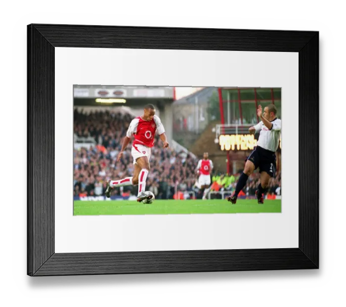 Framed Print : Thierry Henry's Historic Goal: Arsenal 3-0 Tottenham, 2002