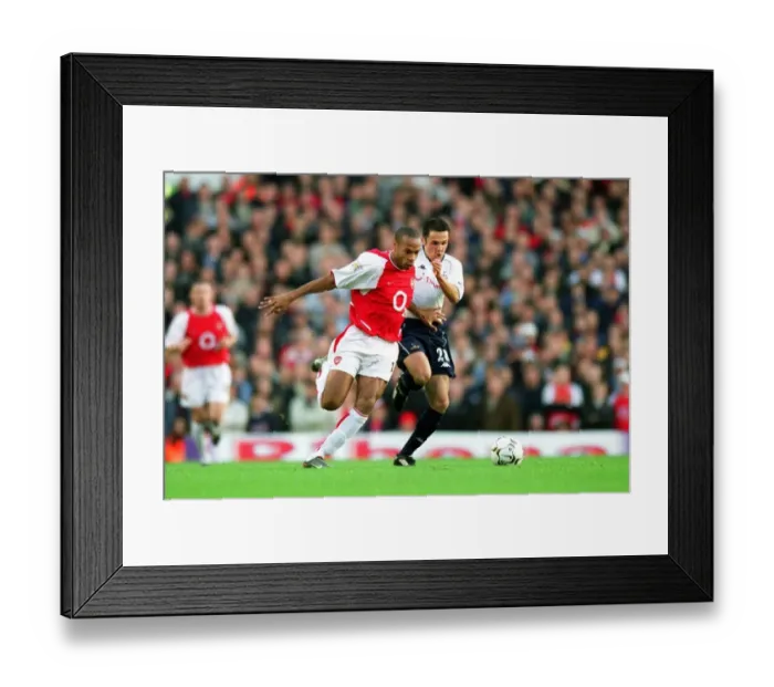 Framed Print : Thierry Henry's Unforgettable Highbury Strike: Arsenal's 3-0 Victory Over Tottenham, 2002 Framed Print : Thierry Henry's Unforgettable Highbury Strike: Arsenal's 3-0 Victory Over Tottenham, 2002