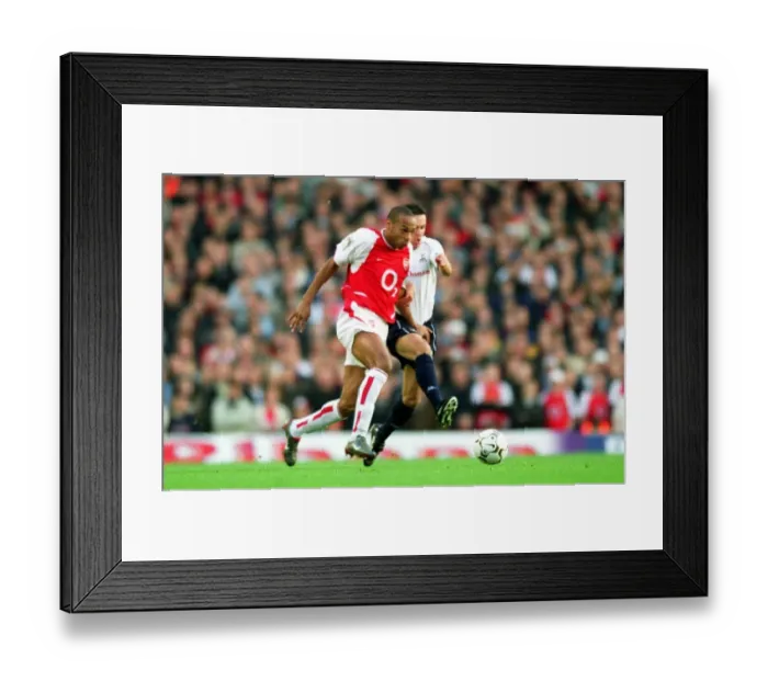 Framed Print : Thierry Henry's Historic Goal: Arsenal's 3-0 Victory Over Tottenham, 2002