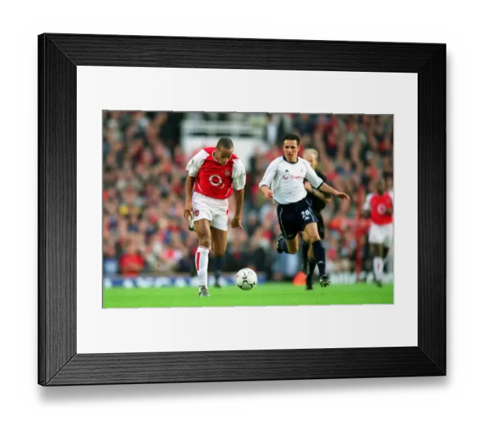 Framed Print : Thierry Henry's Iconic Goal: Arsenal 3-0 Tottenham, November 2002
