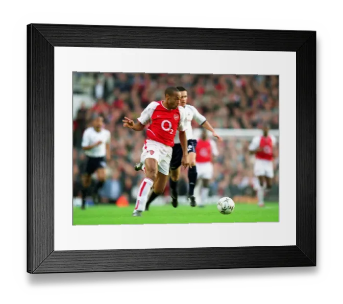 Framed Print : Thierry Henry's Iconic Goal: Arsenal's 3-0 Victory Over Tottenham, 2002