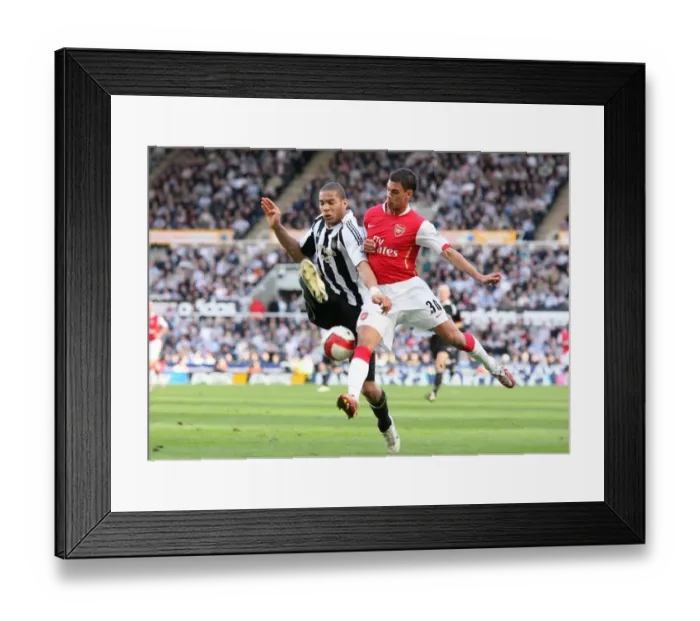 Framed Print : Jeremie Aliadiere (Arsenal) Oguchi Onyewu (Newcastle United) Framed Print : Jeremie Aliadiere (Arsenal) Oguchi Onyewu (Newcastle United)