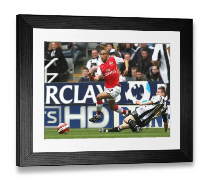 Framed Print : Gael Clichy (Arsenal) James Milner (Newcastle United) Framed Print : Gael Clichy (Arsenal) James Milner (Newcastle United)