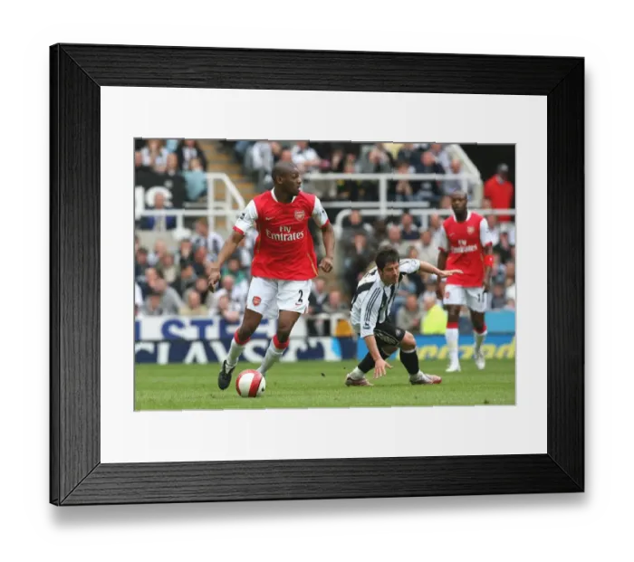 Framed Print : Aby Diaby (Arsenal) Emre (Newcastle United)