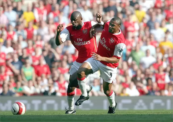 Julio Baptista and Abou Diaby (Arsenal)