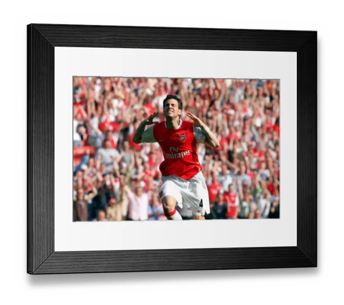 Framed Print : Cesc Fabregas's Euphoric Goal: Arsenal's Unforgettable 2-1 FA Premiership Victory Over Bolton Wanderers (April 14, 2007, Emirates Stadium) Framed Print : Cesc Fabregas's Euphoric Goal: Arsenal's Unforgettable 2-1 FA Premiership Victory Over Bolton Wanderers (April 14, 2007, Emirates Stadium)