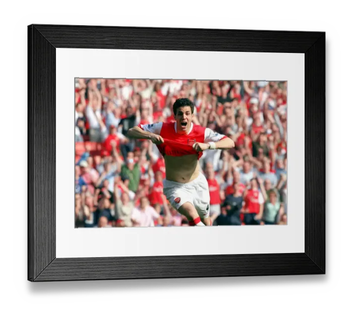 Framed Print : Cesc Fabregas's Brilliant Goal: Arsenal Leads 2-1 vs. Bolton Wanderers, FA Premiership Framed Print : Cesc Fabregas's Brilliant Goal: Arsenal Leads 2-1 vs. Bolton Wanderers, FA Premiership