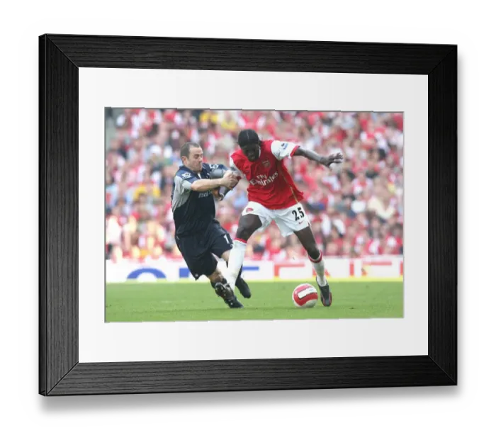 Framed Print : Adebayor's Double: Arsenal's Thrilling 2-1 FA Premiership Victory Over Bolton Framed Print : Adebayor's Double: Arsenal's Thrilling 2-1 FA Premiership Victory Over Bolton
