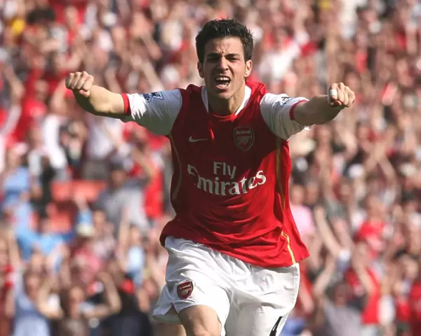 Fabregas's Thriller: Arsenal Takes the Lead 2-1 vs. Bolton Wanderers, FA Premiership, 2007