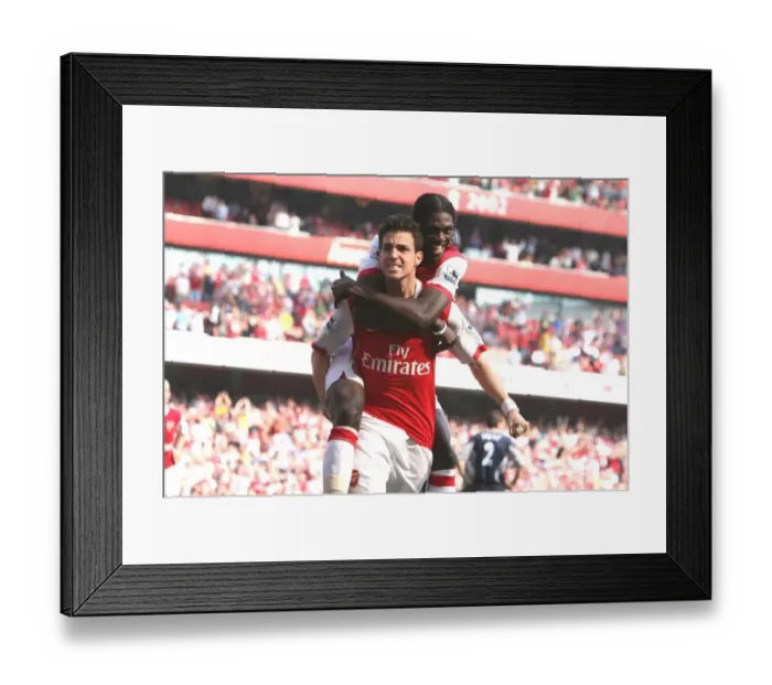 Framed Print : Arsenal's Unstoppable Duo: Fabregas and Adebayor's Epic Goal Dance (14 / 4 / 2007, Arsenal 2:1 Bolton Wanderers) Framed Print : Arsenal's Unstoppable Duo: Fabregas and Adebayor's Epic Goal Dance (14 / 4 / 2007, Arsenal 2:1 Bolton Wanderers)