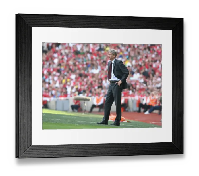 Framed Print : Arsene Wenger in Action: Arsenal's Victory Over Bolton Wanderers, FA Premiership, 2007 Framed Print : Arsene Wenger in Action: Arsenal's Victory Over Bolton Wanderers, FA Premiership, 2007