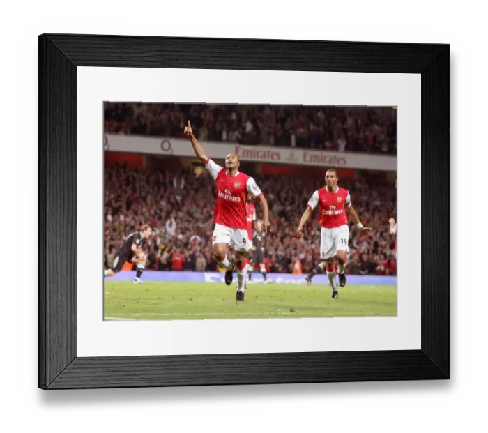 Framed Print : Julio Baptista and Gilberto: Celebrating Arsenal's 3-1 Victory Over Manchester City Framed Print : Julio Baptista and Gilberto: Celebrating Arsenal's 3-1 Victory Over Manchester City
